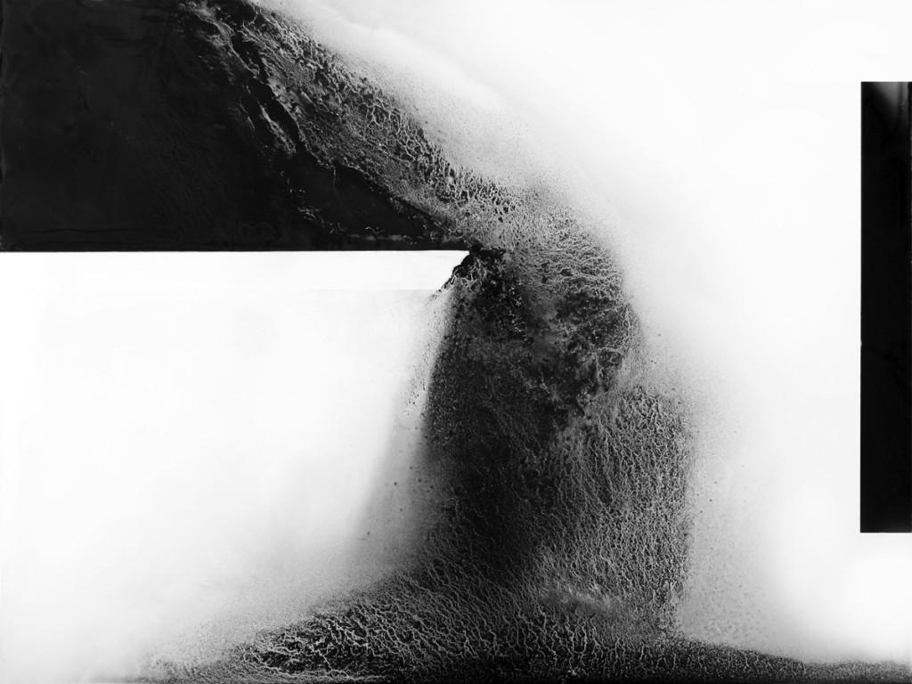 Seana Reilly, TippingPoint, 2010, 36x48, graphite on Dibond. 