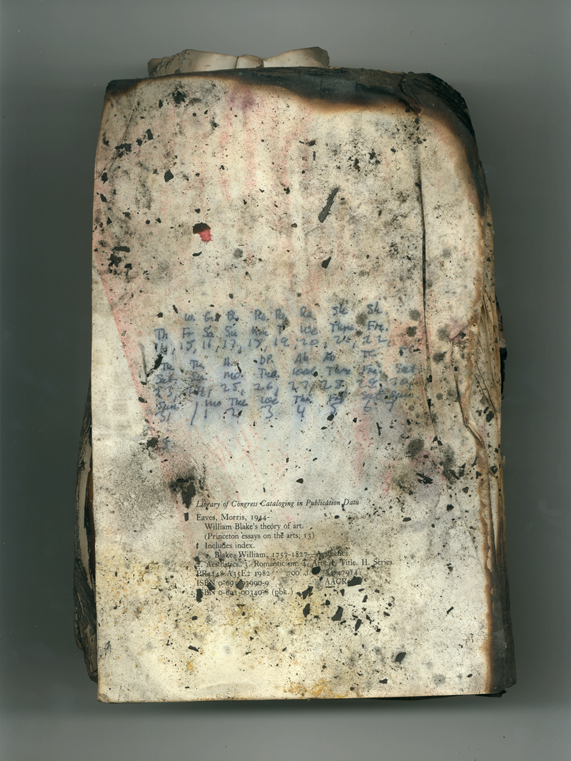 White Book no 44 back, 2001, Ink jet print (Giclée) on Arches paper.