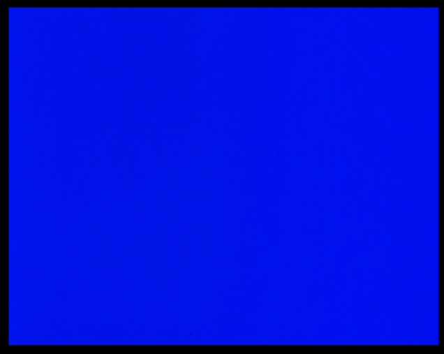 Derek Jarman, still from Blue, 1993.