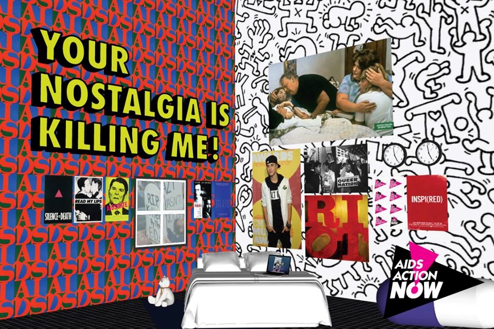 Vincent Chevalier and Ian Bradley-Perrin, Your Nostalgia is Killing Me, 2013, Digital/Google Sketchup. Image courtesy AIDS Action Now and Poster/VIRUS (Toronto)