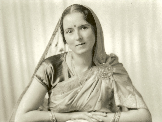 Photograph of Savitri Devi, circa 1937