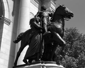 Zoe Beloff, The Theodore Roosevelt Statue, 2020, iphone photographs, Images courtesy of the artist