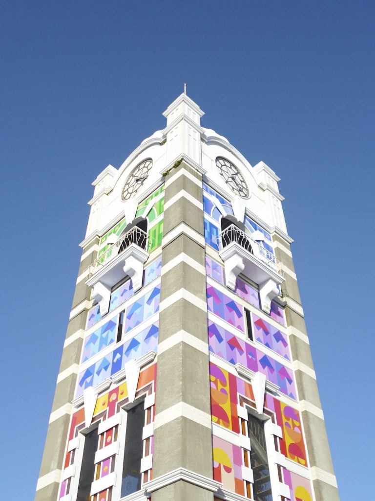 Shannon Novak, Odic Time Piece (detail), 2011. Installation at New Plymouth Clock Tower. Courtesy of the artist.